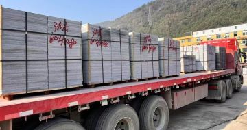 盘锦 芝麻灰地铺石出货日常