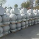 盘锦 白麻花岗岩石材圆球，石球，挡车球，隔离球，景观石球，风水球等