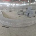 盘锦 芝麻白异形坐凳，自然面光面弧形加工