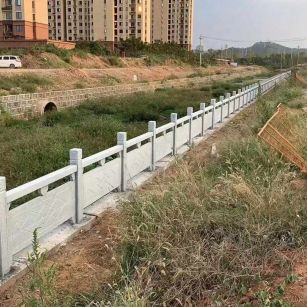盘锦 白麻河道栏杆效果展示图