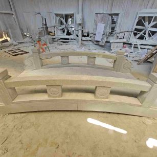 盘锦 芝麻灰花岗岩异形加工-拱桥，石桥