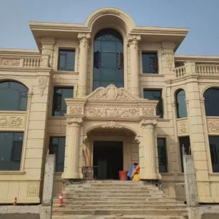 盘锦 黄金麻花岗岩别墅外墙干挂