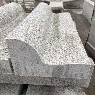 盘锦 白麻花岗岩S型路沿石，路侧石，马路牙子等