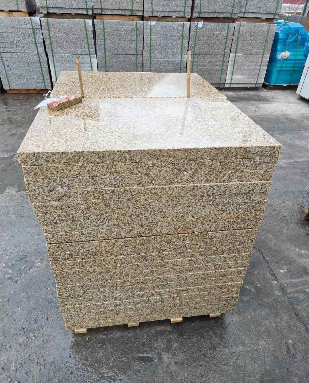 盘锦 湖北黄金麻花岗岩石材荔枝面外墙石材