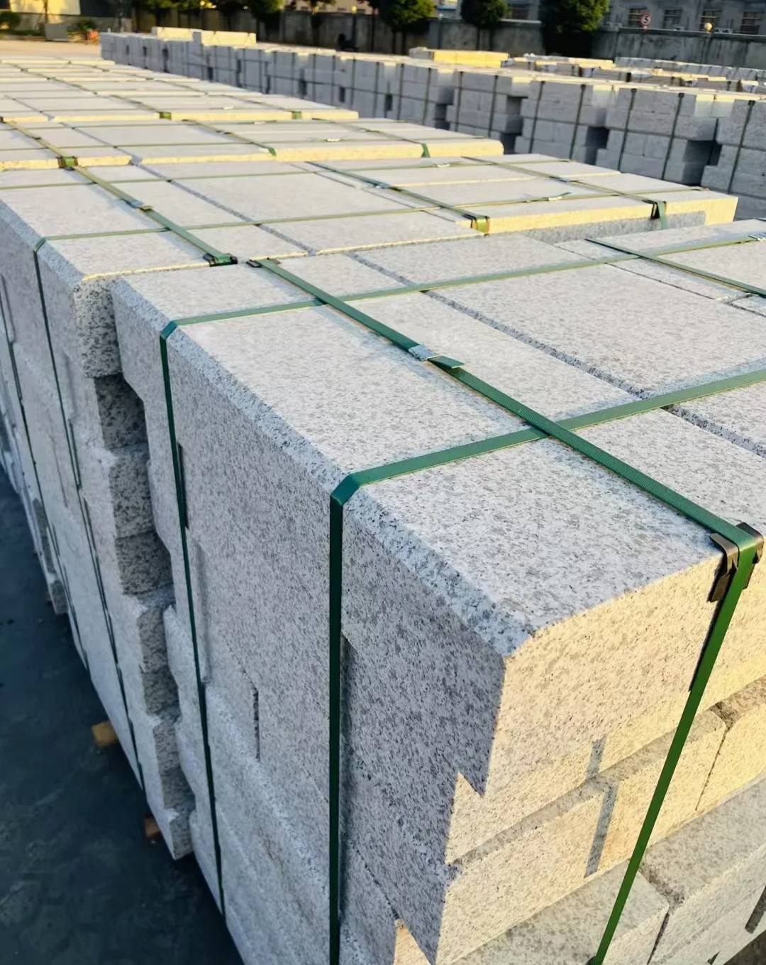 盘锦 白麻花岗岩路沿石，马路牙子，路缘石，平石，立缘石等