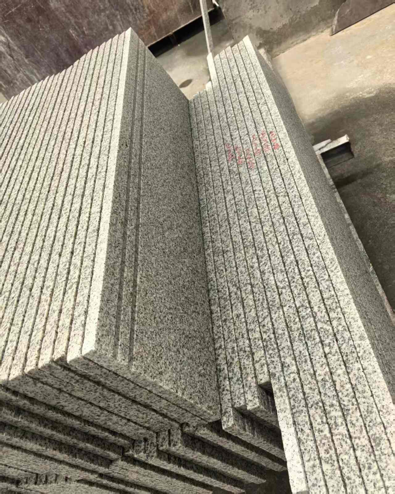 盘锦 白麻荔枝面花岗岩楼梯踏步